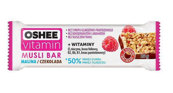 Oshee rezygnuje z oleju palmowego w swoich batonach