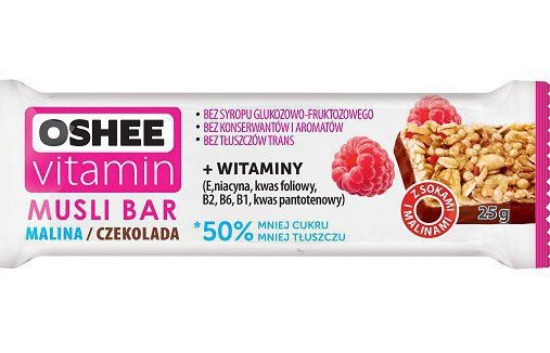 Oshee rezygnuje z oleju palmowego w swoich batonach