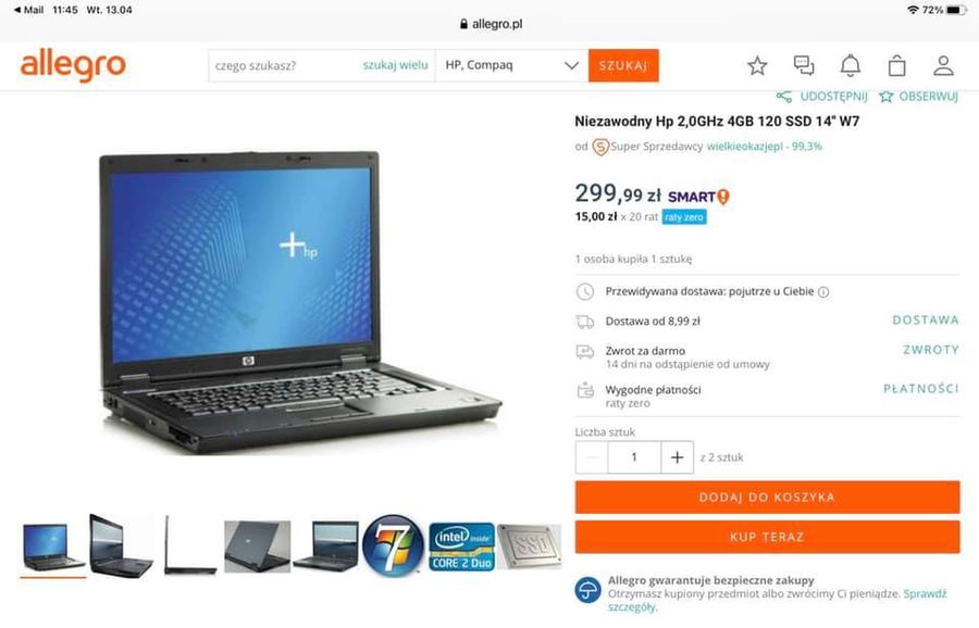 Jakiego laptopa polecił Ryszard Petru do 300 złotych?