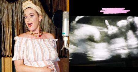 Nienarodzona córka Katy Perry pokazała jej ŚRODKOWY PALEC podczas badania USG... (WIDEO)