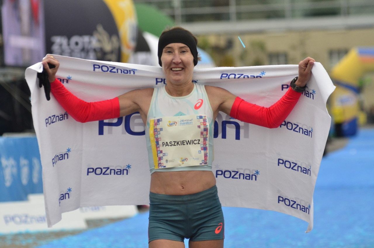 Poznań: Poznaliśmy zwycięzców Lotto 24. Poznań Maratonu. Zwyciężyli Etiopczyk i po raz pierwszy od 6 lat Polka, Izabela Paszkiewicz