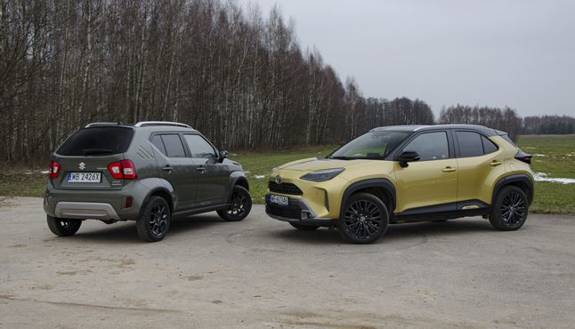 Suzuki Ignis i Toyota Yaris Cross