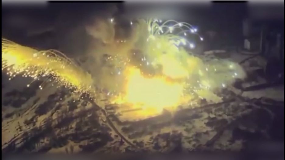 Udany atak Ukrainy na rosyjski skład amunicji 