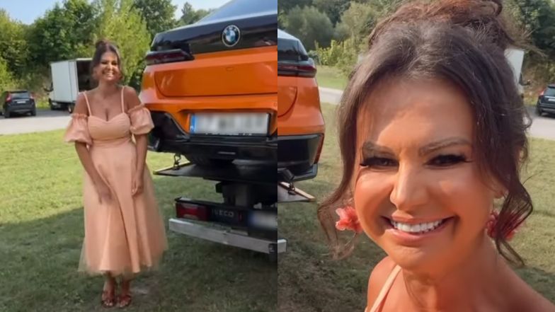 Krzysztof Rutkowski sprezentował żonie samochód