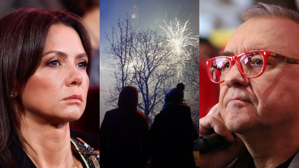 Kinga Rusin gani Jurka Owsiaka za fajerwerki na finale WOŚP 