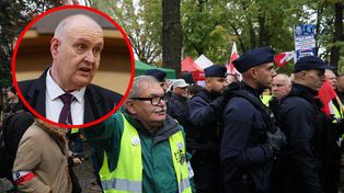 Święczkowski wyszedł do protestujących. "Berek nie został dopuszczony"