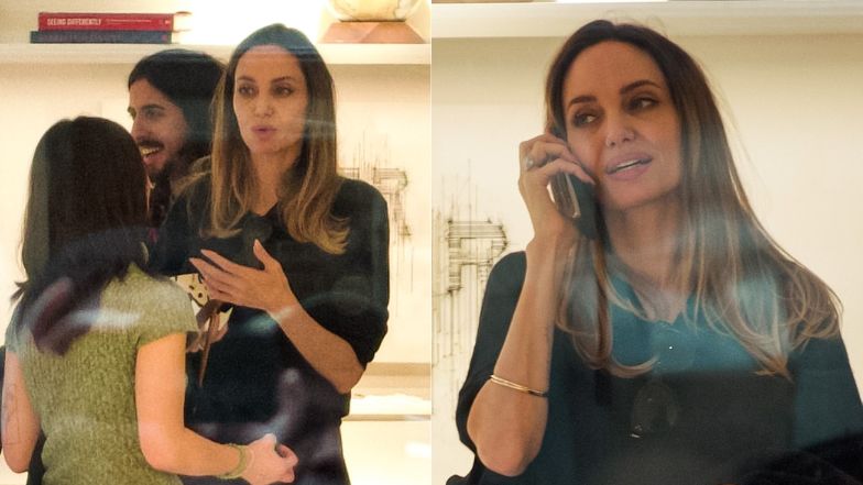 Angelina Jolie "przyłapana" bez makijażu 