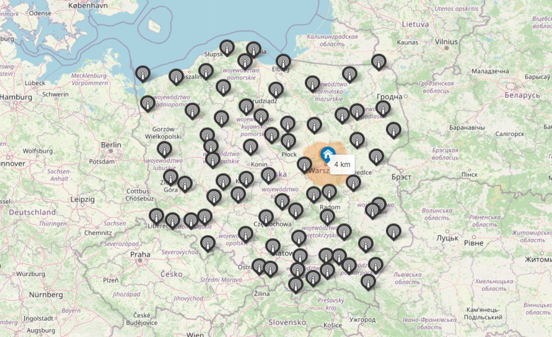 Mapa zasięgu DVB-T2/HEVC. Sprawdź, jak ustawić antenę