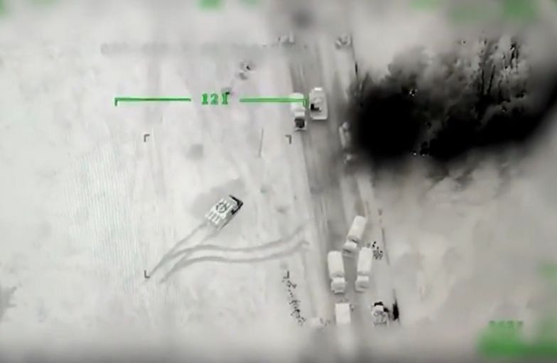 Atak dronem Bayraktar. Nic dziwnego, że to postrach Rosjan