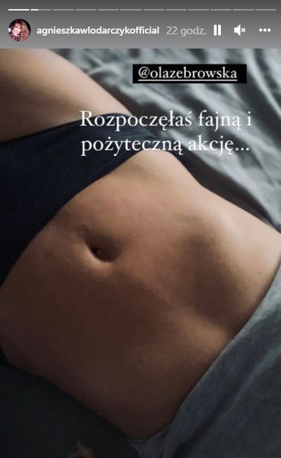 Agnieszka Włodarczyk pokazała brzuch po ciąży