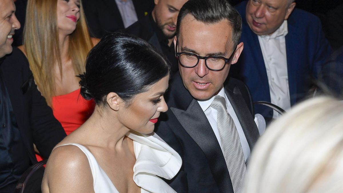 Katarzyna Cichopek i Maciej Kurzajewski siedzieli razem na widowni podczas gali wręczenia Wiktorów