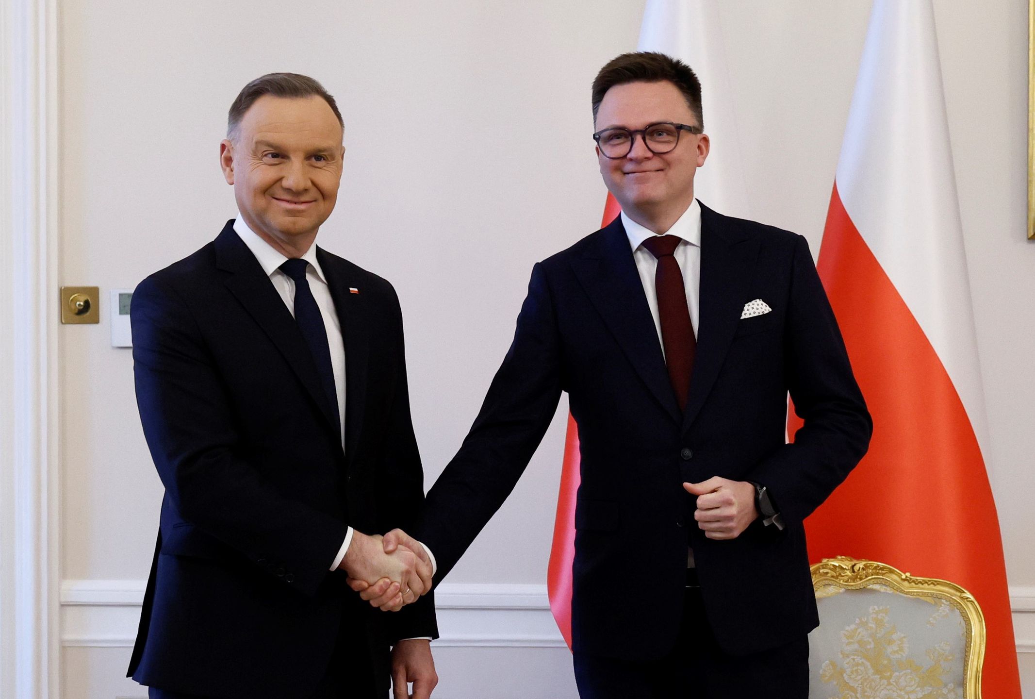 Andrzej Duda zaliczył wpadkę z makijażem