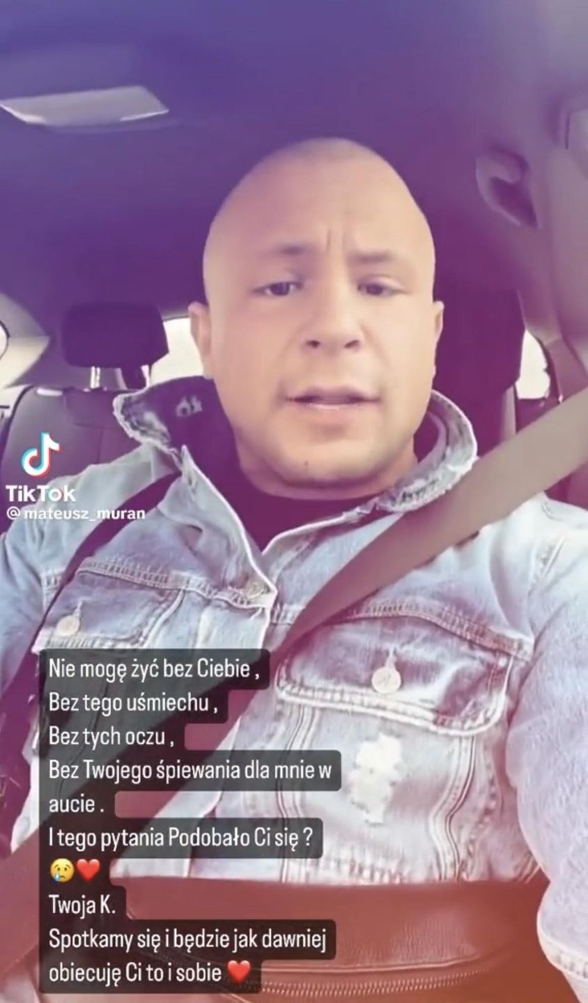 Narzeczona Mateusza Murańskiego publikuje przejmujące filmy