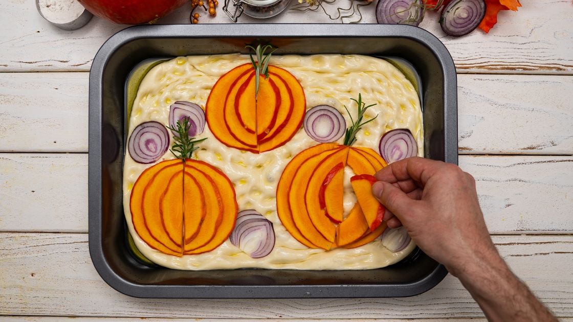 Foccacia z dynią- Pyszności