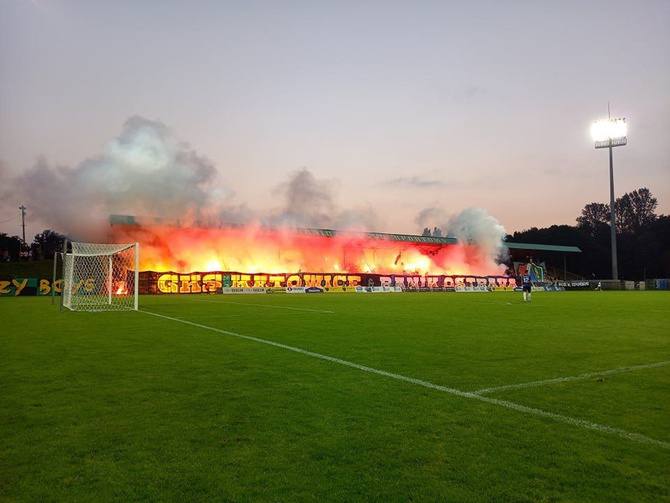 4 września 2021 roku na &#34;starej&#34; Bukowej odbył się mecz towarzyski GKS-u Katowice z Banikiem Ostawa.