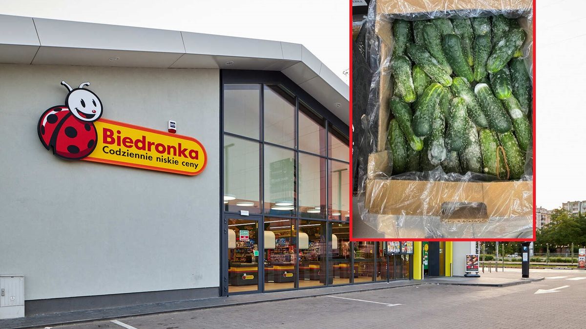 Zdjęcie ogórków z Biedronki. Klientka oburzona