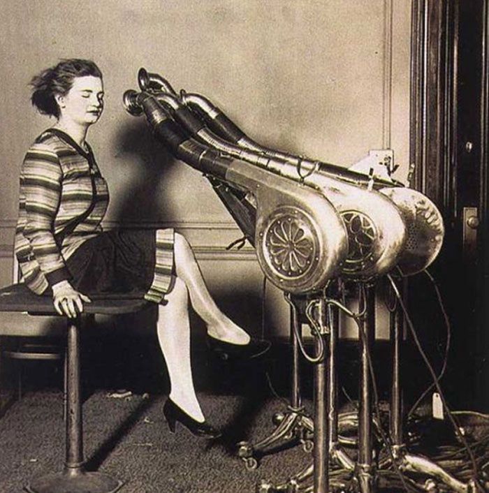 Suszarka do włosów z 1920 roku