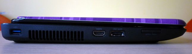 Dell Inspiron Q15R (M5110) - ścianka lewa (USB 2.0, HDMI, eSATA/USB 2.0 combo, czytnik kart pamięci)