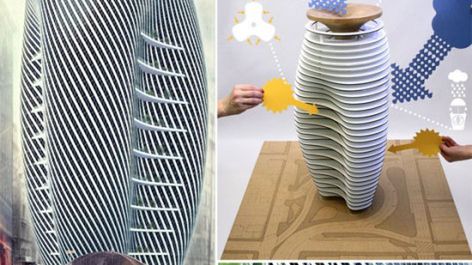 Wieżowiec przechwytujący wodę - pomysł polskich architektów 1