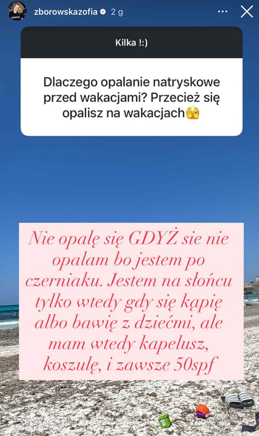 Zofia Zborowska miała czerniaka