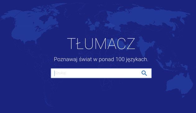 Google Translate tłumacz