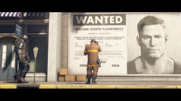 Wolfenstein II: The New Colossus - Blazkowicz w przebraniu strażaka