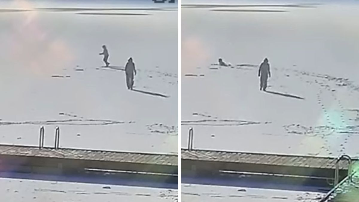 Groźna sytuacja na jeziorze Okra