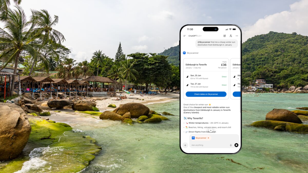 Skyscanner ChatGPT