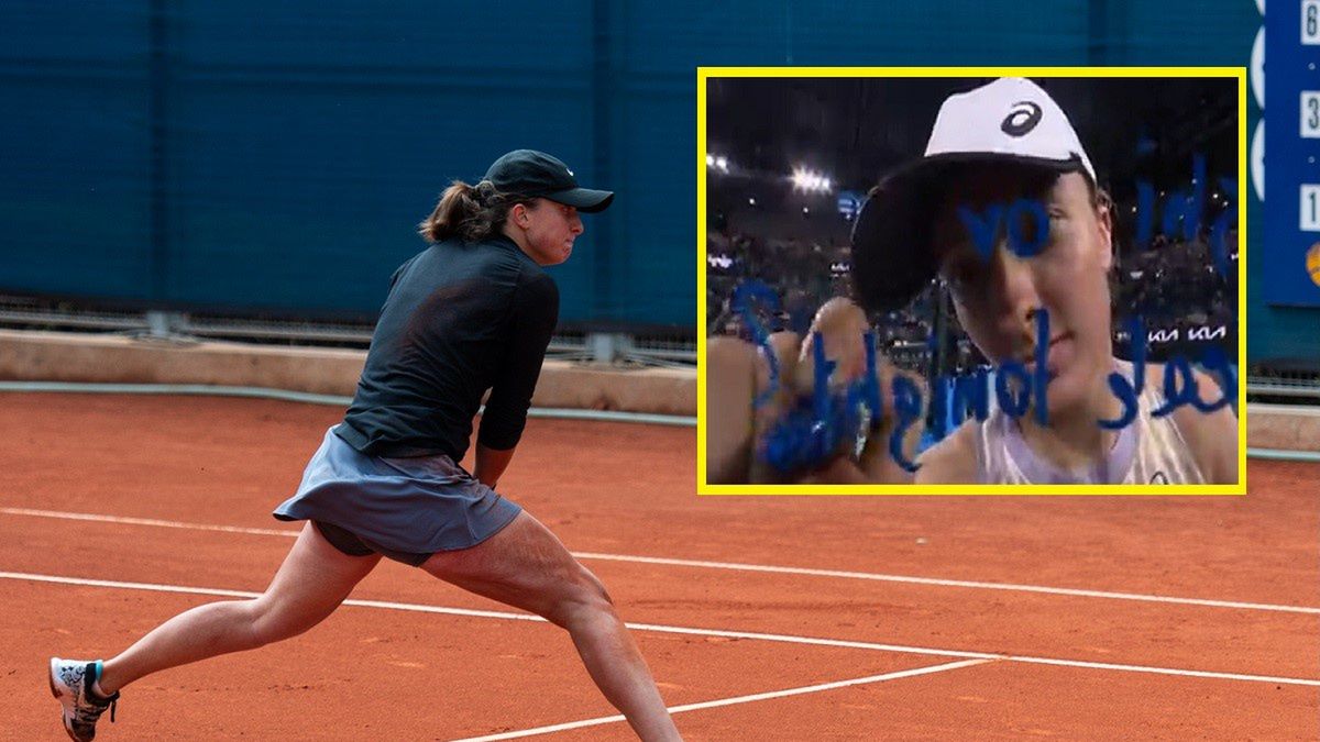 Iga Świątek zaskoczyła wpisem na kamerze