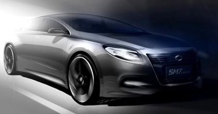 Renault Samsung SM7 - pierwszy szkic!
