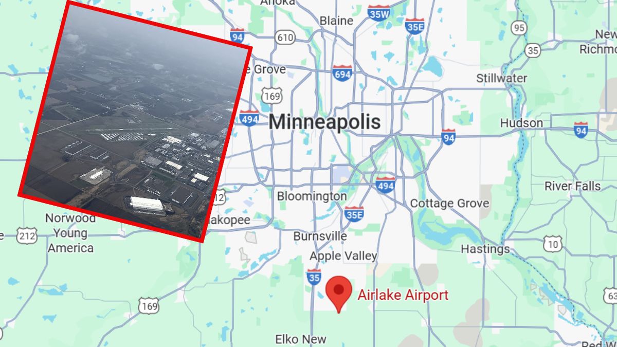 Katastrofa helikoptera w pobliżu lotniska Airlake