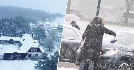 Zima uderzyła na Bałkanach. Śnieg sparaliżował wioski