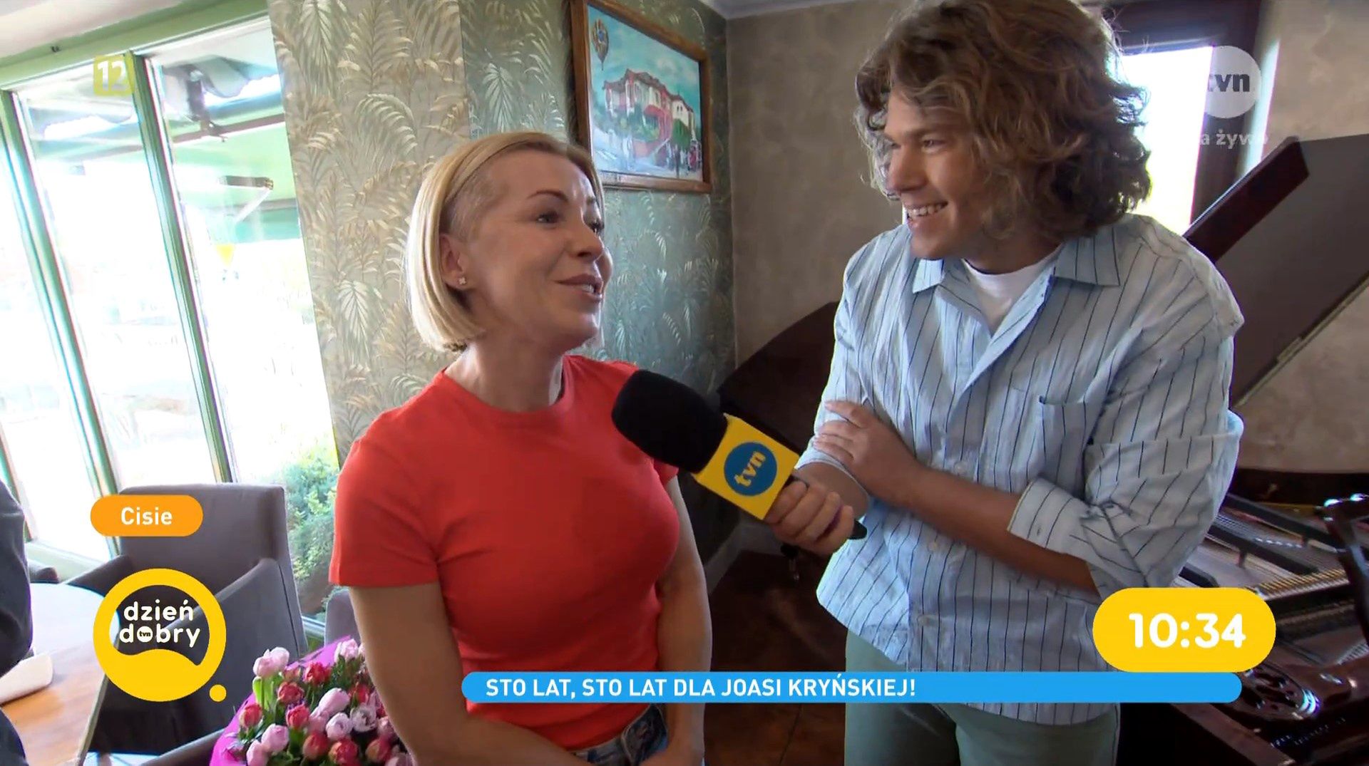 Kadr z programu "Dzień Dobry TVN"