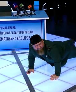 Kadyrow robi pompki na wizji. Chce przekonać wszystkich, że jest zdrowy