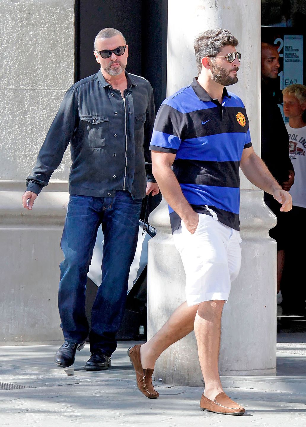 George Michael z chłopakiem, Fadim Fawazem 