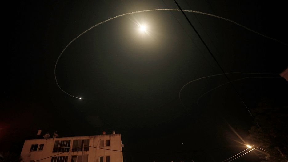 Rakieta przechwytująca pocisk ze Strefy Gazy