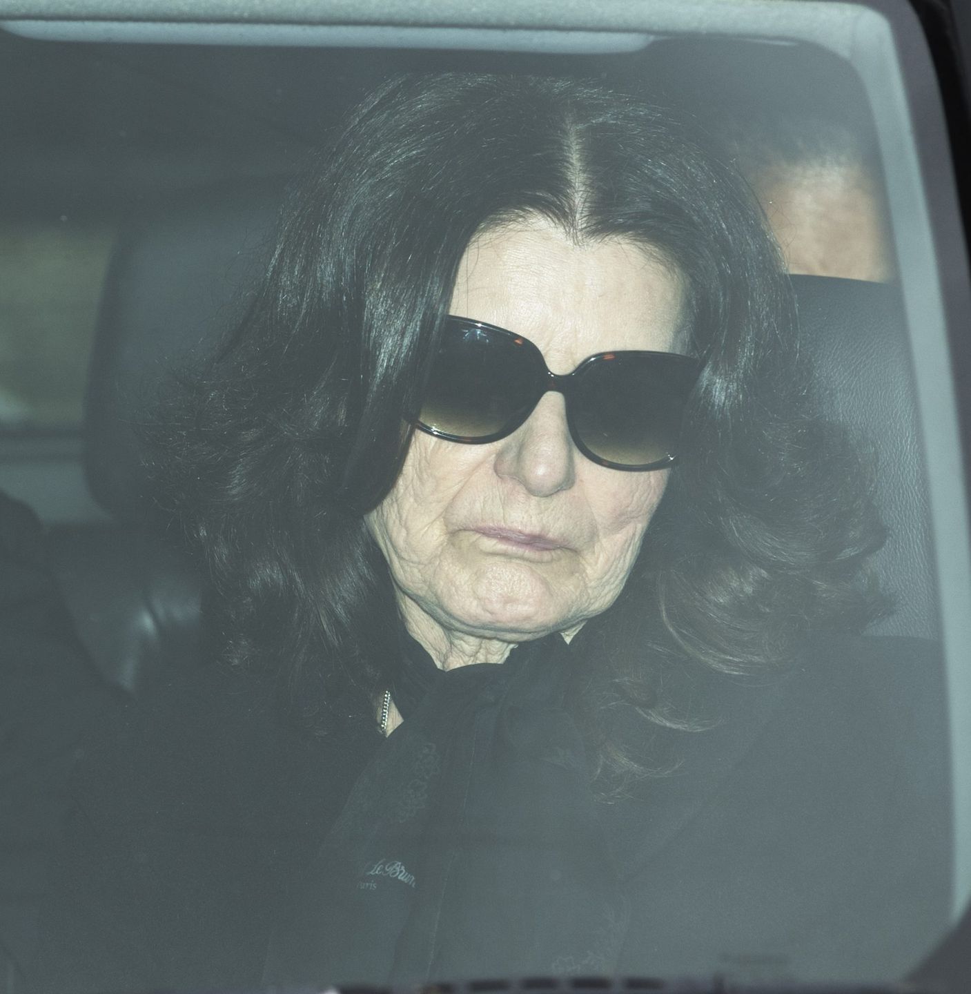 Siostra na pogrzebie George'a Michaela