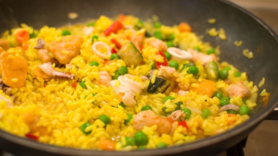Paella z kurczakiem