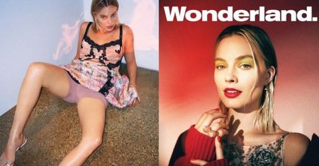 Rozkraczona Margot Robbie pozuje dla "Wonderland"