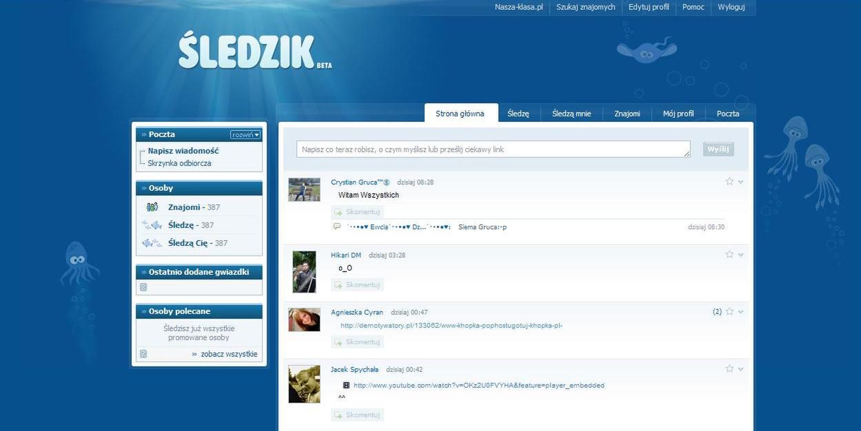 Śledź swoich znajomych ze śledzikiem 1
