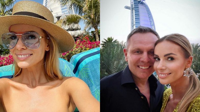 Izabela Janachowska snuje refleksje znad basenu w Dubaju 