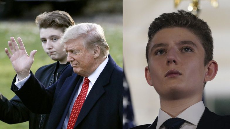 Nastolatki wzruszają się losem Barrona Trumpa