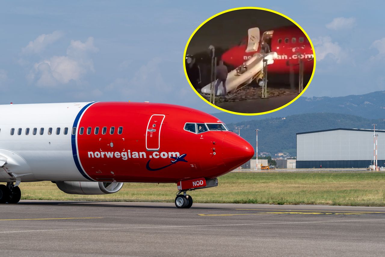 Norwegian airliner skids off runway, averts disaster at Molde