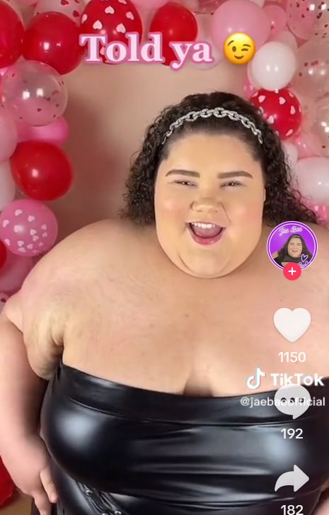 Tiktokerka promuje ruch body positive