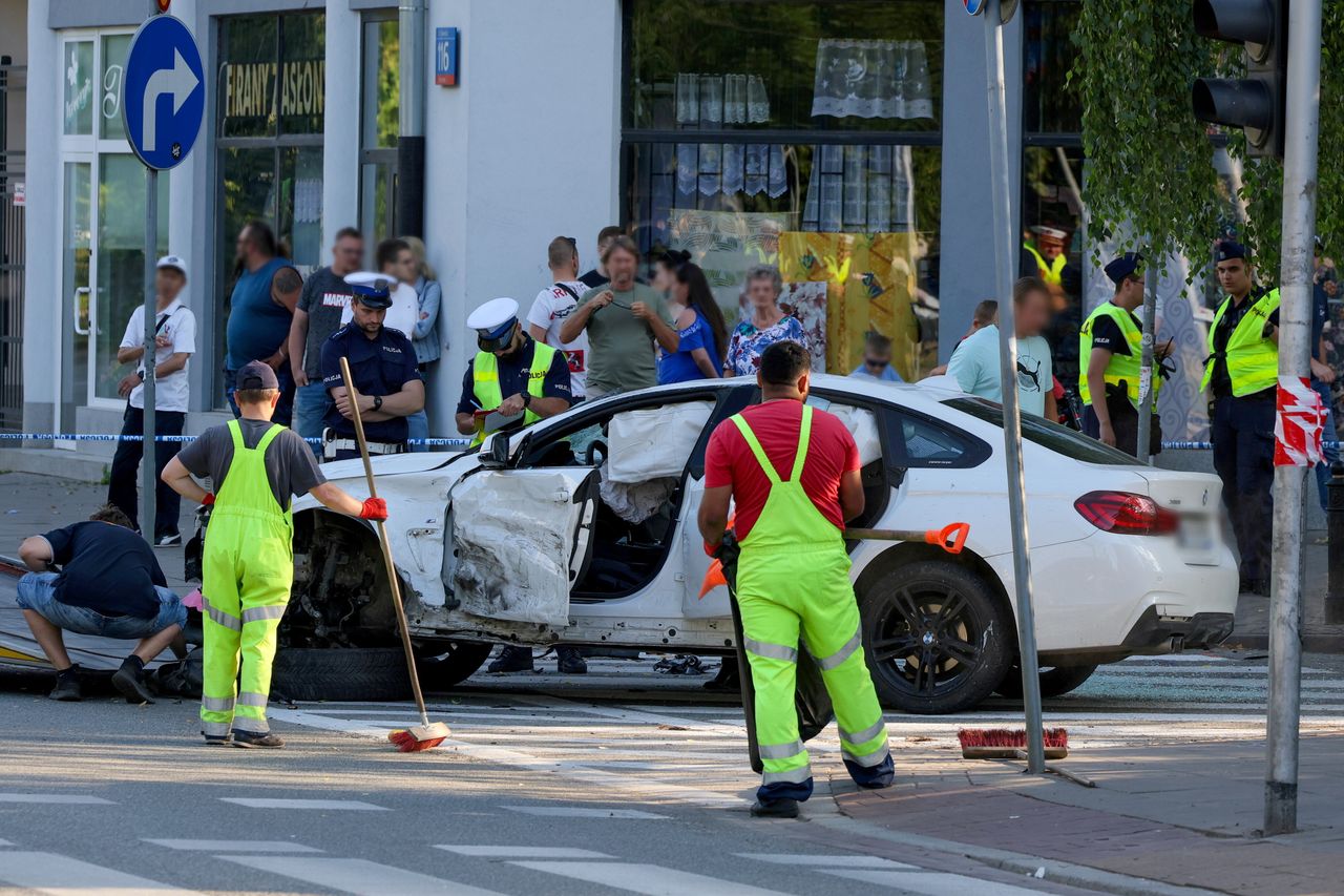 Kulisy głośnego wypadku w stolicy. Kierował adwokat pod wpływem kokainy