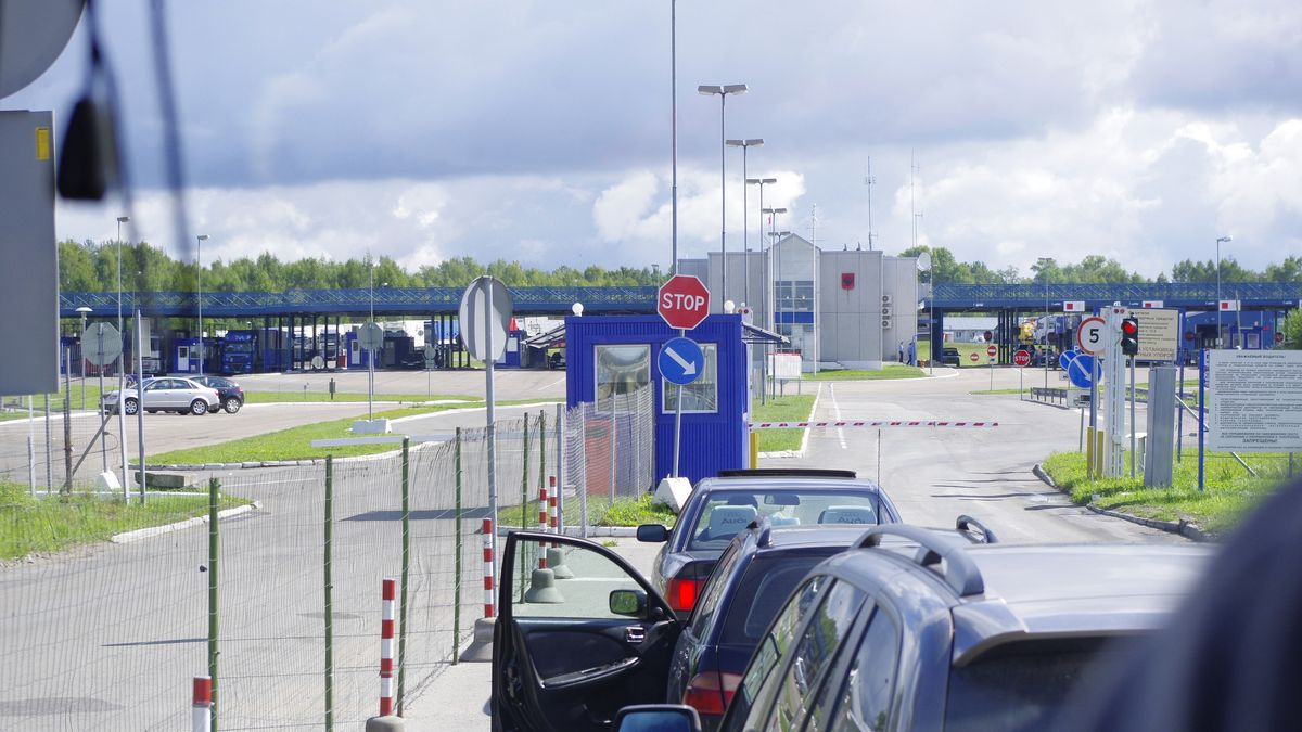 Łotewsko-rosyjskie przejście graniczne we wsi Terehova