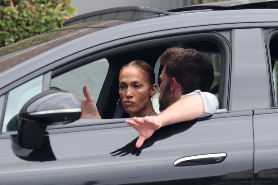 Jennifer Lopez i Ben Affleck odbyli w samochodzie poważną rozmowę