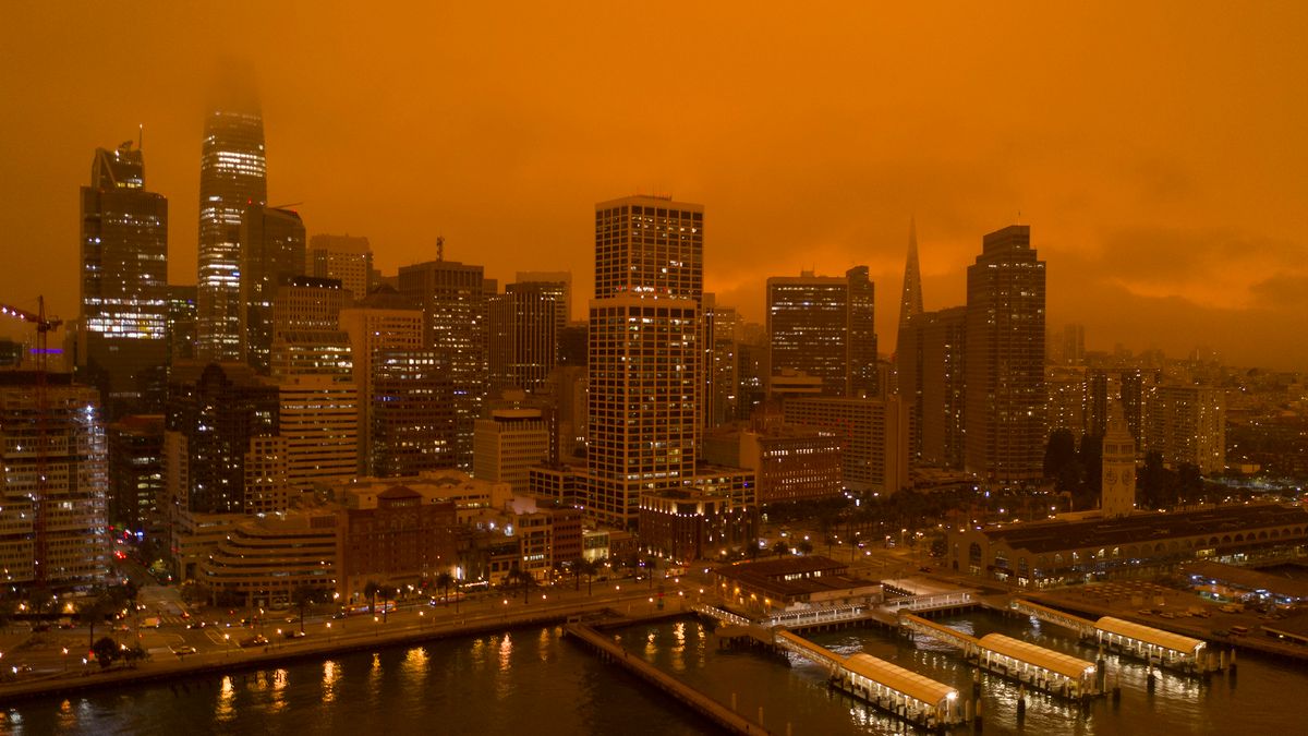 Zdjęcia ze smartfonów nie oddają klimatu kalifornijskich pożarów 1