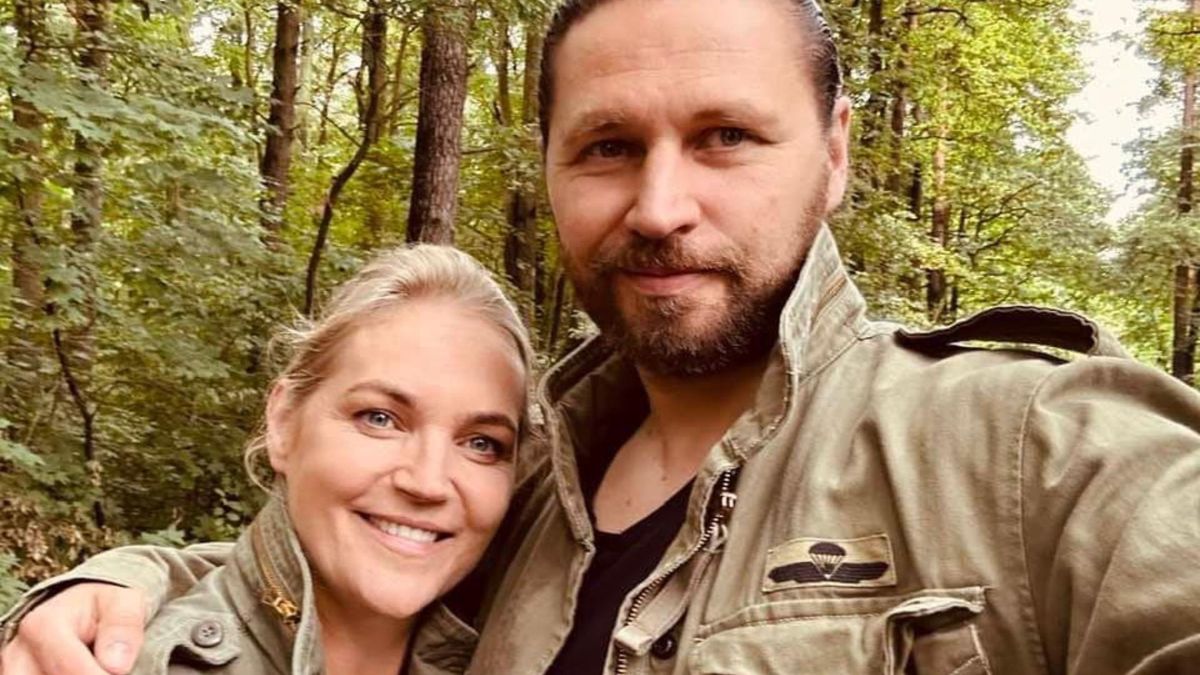 Dominika Chorosińska z mężem