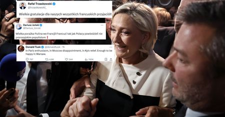 Sensacja we Francji. Polscy politycy komentują wyniki wyborów